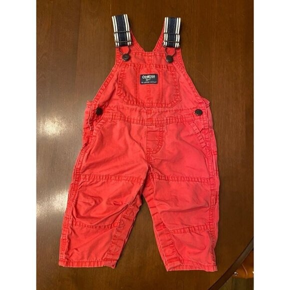 Red OshKosh Overalls - Picture 1 of 5